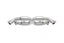 Kies-Motorsports Soul Performance SOUL 13-19 Porsche 991.1 Turbo X-Pipe Exhaust - Reuse Factory Tips