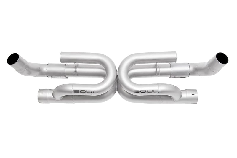 Kies-Motorsports Soul Performance SOUL 17-19 Porsche 991.2 Carrera (non-PSE) Perf. Exhaust w/ Drone Tubes - Base - Reuse Factory Tips