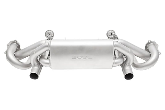 Kies-Motorsports Soul Performance SOUL 2020+ Porsche 718 GT4 / Spyder / GTS Cayman Valved Exhaust - Reuse Tips - No Valve Controller