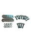 Kies-Motorsports SPARCO Sparco Seat Hardware Spacer Kit Side Mount - Silver Zinc