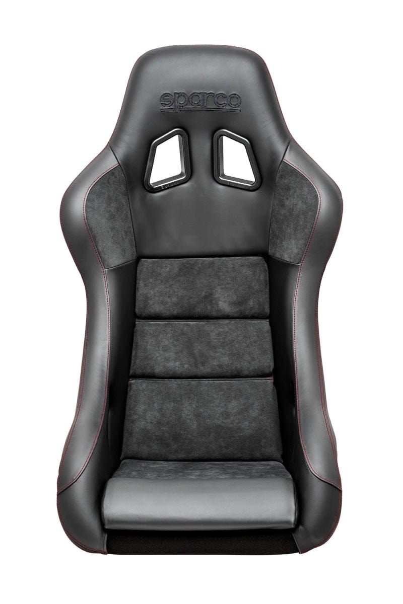 Kies-Motorsports SPARCO Sparco Seat QRT Performance Leather/Alcantara Black/Red