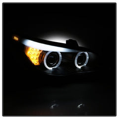 Kies-Motorsports SPYDER Spyder 08-10 BMW 5-Series E60 (HID Models Only) Projector Headlights - Black PRO-YD-BMWE6008-HID-BK