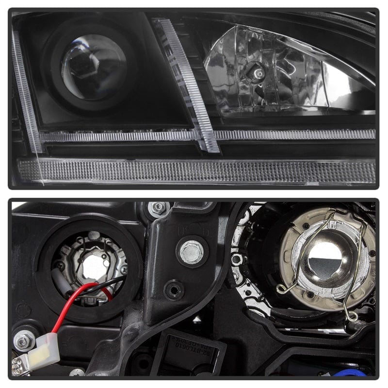 Kies-Motorsports SPYDER Spyder 08-15 Audi TT Halogen Projector Headlights w/Seq Turn Signal - Black (PRO-YD-ATT08-BK)