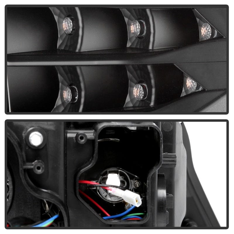 Kies-Motorsports SPYDER Spyder 09-12 BMW E90 3-Series 4DR HID w/ AFS Only - LED Turn - Black - PRO-YD-BMWE9009-AFSHID-BK