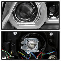 Kies-Motorsports SPYDER Spyder 09-12 BMW E90 3-Series 4DR HID w/ AFS Only - LED Turn - Black - PRO-YD-BMWE9009-AFSHID-BK