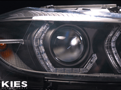 Kies-Motorsports SPYDER Spyder 12-14 BMW F30 3 Series 4DR Projector Headlights - Black PRO-YD-BMWF3012-AFSHID-BK