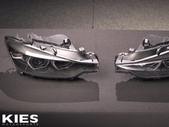 Kies-Motorsports SPYDER Spyder 12-14 BMW F30 3 Series 4DR Projector Headlights - Black PRO-YD-BMWF3012-AFSHID-BK