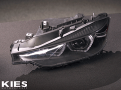 Kies-Motorsports SPYDER Spyder 12-14 BMW F30 3 Series 4DR Projector Headlights - Black PRO-YD-BMWF3012-AFSHID-BK