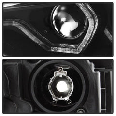 Kies-Motorsports SPYDER Spyder 12-14 BMW F30 3 Series 4DR Projector Headlights - LED DRL - Black (PRO-YD-BMWF3012-DRL-BK)