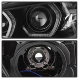 Kies-Motorsports SPYDER Spyder 12-14 BMW F30 3 Series 4DR Projector Headlights - LED DRL - Black (PRO-YD-BMWF3012-DRL-BK)
