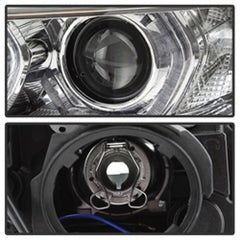 Kies-Motorsports SPYDER Spyder 12-14 BMW F30 3 Series 4DR Projector Headlights - LED DRL - Chrome (PRO-YD-BMWF3012-DRL-C)