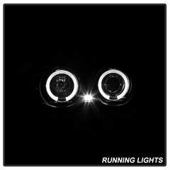 Kies-Motorsports SPYDER Spyder 99-01 BMW E46 3 Series 4DR Projector Headlights 1PC LED Halo (PRO-YD-BMWE46-4D-HL-AM-BSM)