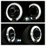 Kies-Motorsports SPYDER Spyder 99-01 BMW E46 3 Series 4DR Projector Headlights 1PC LED Halo (PRO-YD-BMWE46-4D-HL-AM-BSM)