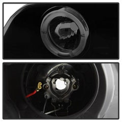 Kies-Motorsports SPYDER Spyder 99-01 BMW E46 3 Series 4DR Projector Headlights 1PC LED Halo (PRO-YD-BMWE46-4D-HL-AM-BSM)