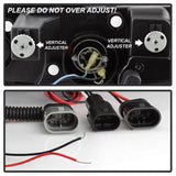 Kies-Motorsports SPYDER Spyder 99-01 BMW E46 3 Series 4DR Projector Headlights 1PC LED Halo (PRO-YD-BMWE46-4D-HL-AM-BSM)