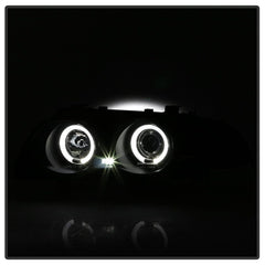 Kies-Motorsports SPYDER Spyder 99-01 BMW E46 3 Series 4DR Projector Headlights 1PC LED Halo (PRO-YD-BMWE46-4D-HL-AM-BSM)