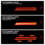 Kies-Motorsports SPYDER Spyder Apex 22-24 Toyota GR86/BRZ Full LED Tail Lights - Black (ALT-YD-TGR8622-SEQGR-BK)