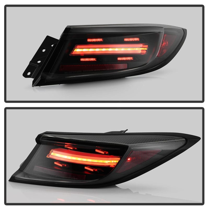 Kies-Motorsports SPYDER Spyder Apex 22-24 Toyota GR86/BRZ Full LED Tail Lights - Black (ALT-YD-TGR8622-SEQGR-BK)