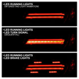 Kies-Motorsports SPYDER Spyder Apex 22-24 Toyota GR86/BRZ Full LED Tail Lights - Black (ALT-YD-TGR8622-SEQGR-BK)