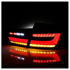 Kies-Motorsports SPYDER Spyder BMW 3 Series F30 2012-2018 Full LED Tail Lights (ALT-YD-BMWF3012-SEQ-BK) -  Black