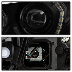 Kies-Motorsports SPYDER Spyder BMW 5 Series F10 11-13 Xenon/HID AFS Projector Headlights - Black PRO-YD-BMWF10HIDAFS-SEQ-BK