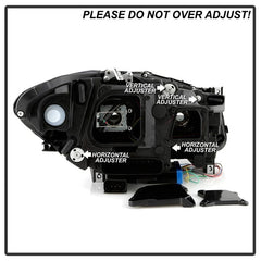 Kies-Motorsports SPYDER Spyder BMW 5 Series F10 11-13 Xenon/HID AFS Projector Headlights - Black PRO-YD-BMWF10HIDAFS-SEQ-BK