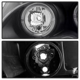 Kies-Motorsports SPYDER Spyder BMW E46 3-Series 02-05 4DR Projector Headlights 1PC LED Halo Blk PRO-YD-BMWE4602-4D-AM-BK