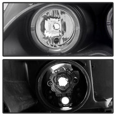 Kies-Motorsports SPYDER Spyder BMW E46 3-Series 02-05 4DR Projector Headlights 1PC LED Halo Blk PRO-YD-BMWE4602-4D-AM-BK