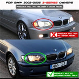 Kies-Motorsports SPYDER Spyder BMW E46 3-Series 02-05 4DR Projector Headlights 1PC LED Halo Smke PRO-YD-BMWE4602-4D-AM-SM