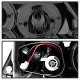 Kies-Motorsports SPYDER Spyder BMW E90 3-Series 06-08 (4 dr) Proj LED Halo Amber Reflctr Rplc Bulb Smke PRO-YD-BMWE9005-AM-S