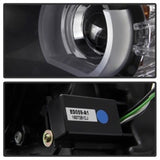 Kies-Motorsports SPYDER Spyder BMW E90 3-Series 06-08 4DR Headlights - Halogen Model Only - Black PRO-YD-BMWE9005V2-AM-BK