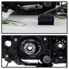 Kies-Motorsports SPYDER Spyder BMW E90 3-Series 06-08 4DR Headlights - Halogen Model Only - Black PRO-YD-BMWE9005V2-AM-BK