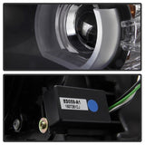 Kies-Motorsports SPYDER Spyder BMW E90 3-Series 06-08 4DR Headlights - Halogen Model Only - Black PRO-YD-BMWE9005V2-AM-BK