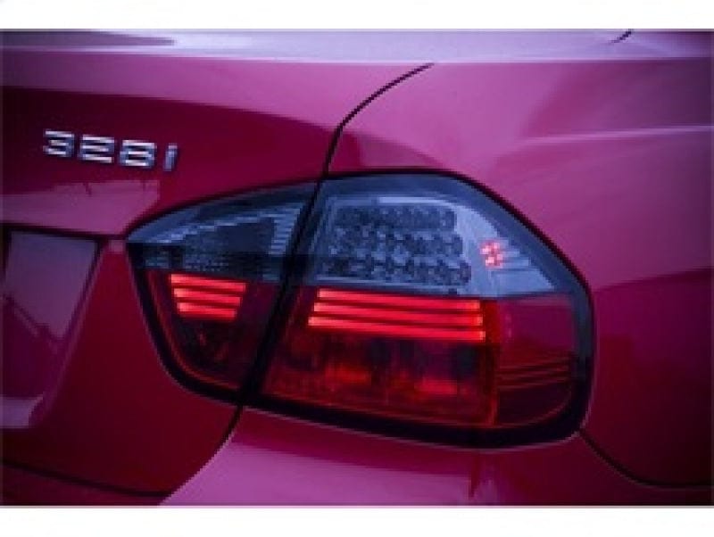 Kies-Motorsports SPYDER Spyder BMW E90 3-Series 06-08 4Dr LED Tail Lights Red Smoke ALT-YD-BE9006-LED-RS