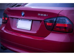 Kies-Motorsports SPYDER Spyder BMW E90 3-Series 06-08 4Dr LED Tail Lights Red Smoke ALT-YD-BE9006-LED-RS