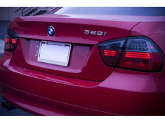 Kies-Motorsports SPYDER Spyder BMW E90 3-Series 06-08 4Dr LED Tail Lights Red Smoke ALT-YD-BE9006-LED-RS