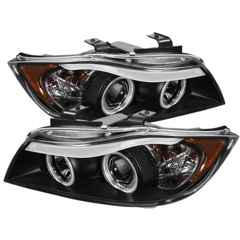 Kies-Motorsports SPYDER Spyder BMW E90 3-Series 06-08 4DR Projector CCFL Halo - Eyebrow Bulb Blk- PRO-YD-BMWE9005-CCFL-BK