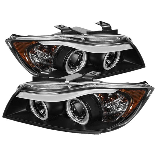 Kies-Motorsports SPYDER Spyder BMW E90 3-Series 06-08 4DR Projector CCFL Halo - Eyebrow Bulb Blk- PRO-YD-BMWE9005-CCFL-BK