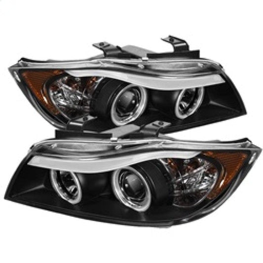 Kies-Motorsports SPYDER Spyder BMW E90 3-Series 06-08 4DR Projector CCFL Halo - Eyebrow Bulb Blk- PRO-YD-BMWE9005-CCFL-BK