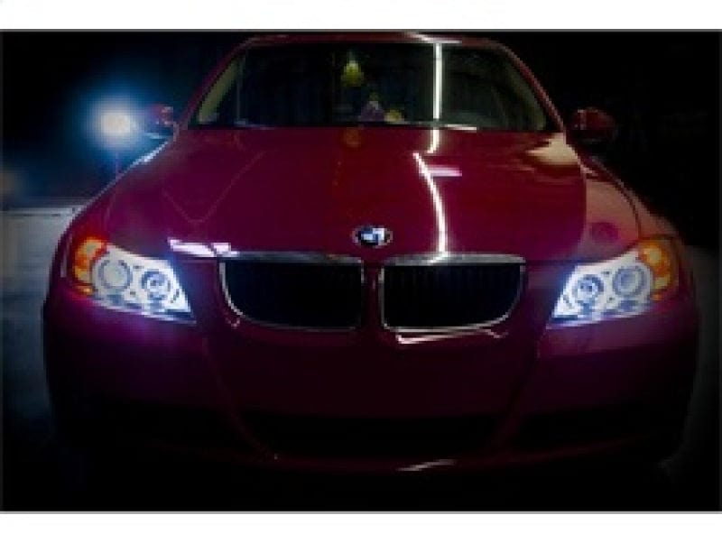 Kies-Motorsports SPYDER Spyder BMW E90 3-Series 06-08 4DR Projector CCFL Halo - Eyebrow Bulb Blk- PRO-YD-BMWE9005-CCFL-BK