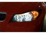 Kies-Motorsports SPYDER Spyder BMW E90 3-Series 06-08 4DR Projector CCFL Halo - Eyebrow Bulb Blk- PRO-YD-BMWE9005-CCFL-BK