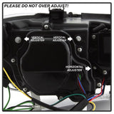 Kies-Motorsports SPYDER Spyder BMW E90 3-Series 06-08 4DR V2 Headlights - HID Only - Black PRO-YD-BMWE9005V2-HID-DRL-BK