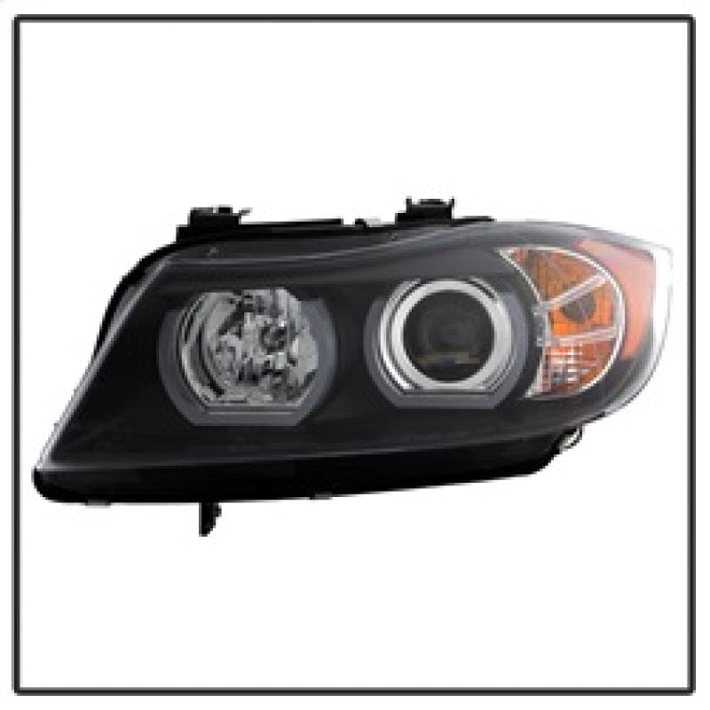Kies-Motorsports SPYDER Spyder BMW E90 3-Series 06-08 4DR V2 Headlights - HID Only - Black PRO-YD-BMWE9005V2-HID-DRL-BK