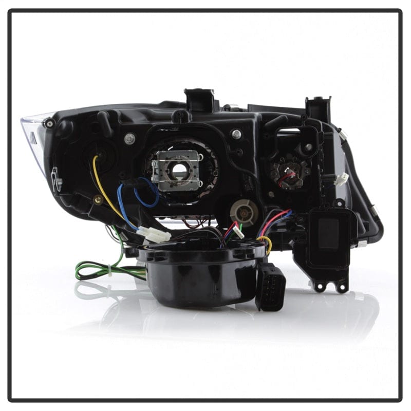 Kies-Motorsports SPYDER Spyder BMW E90 3-Series 06-08 4DR V2 Headlights - HID Only - Black PRO-YD-BMWE9005V2-HID-DRL-BK