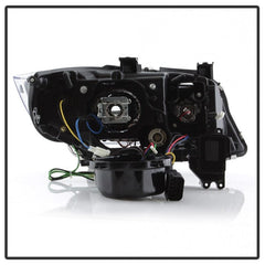 Kies-Motorsports SPYDER Spyder BMW E90 3-Series 06-08 4DR V2 Headlights - HID Only - Black PRO-YD-BMWE9005V2-HID-DRL-BK
