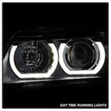 Kies-Motorsports SPYDER Spyder BMW E90 3-Series 06-08 4DR V2 Headlights - HID Only - Black PRO-YD-BMWE9005V2-HID-DRL-BK