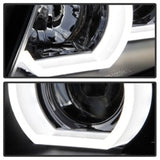 Kies-Motorsports SPYDER Spyder BMW E90 3-Series 06-08 4DR V2 Headlights - HID Only - Black PRO-YD-BMWE9005V2-HID-DRL-BK