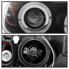 Kies-Motorsports SPYDER Spyder BMW E90 3-Series 06-08 Projector LED Halo Amber Reflctr Rplc Bulb Blk PRO-YD-BMWE9005-AM-BK