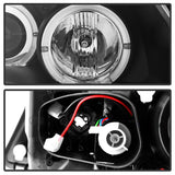 Kies-Motorsports SPYDER Spyder BMW E90 3-Series 06-08 Projector LED Halo Amber Reflctr Rplc Bulb Blk PRO-YD-BMWE9005-AM-BK