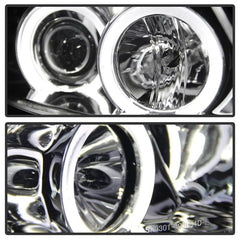 Kies-Motorsports SPYDER Spyder BMW E90 3-Series 06-08 Projector LED Halo Amber Reflctr Rplc Bulb Chrm PRO-YD-BMWE9005-AM-C